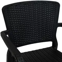 2 Pack Patio Accent Chair