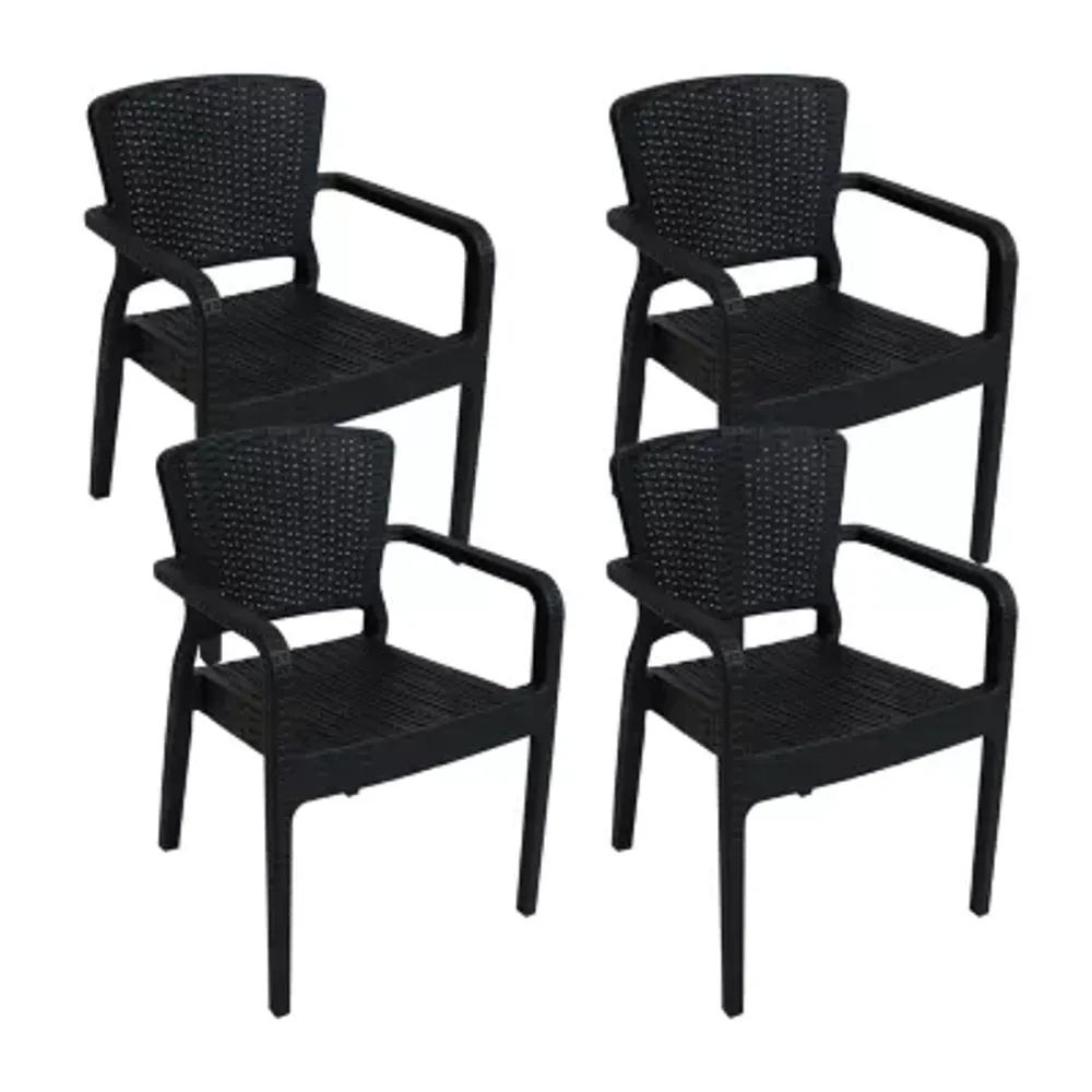 4 Pack Patio Accent Chair