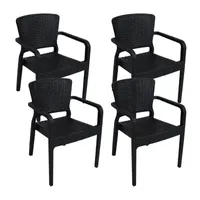 4 Pack Patio Accent Chair