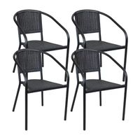 4 Pack Patio Accent Chair