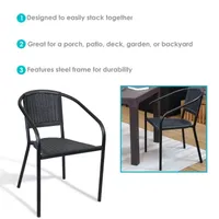 4 Pack Patio Accent Chair