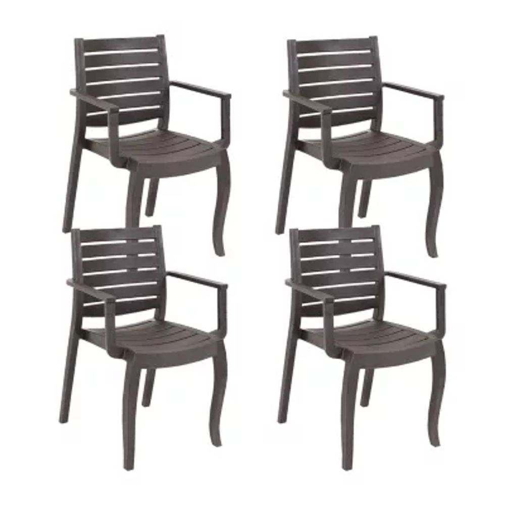 Illias 4 Pack Patio Accent Chair