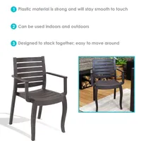 Illias 4 Pack Patio Accent Chair