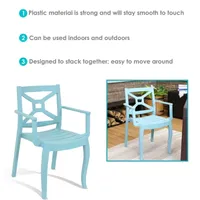 4 Pack Patio Accent Chair