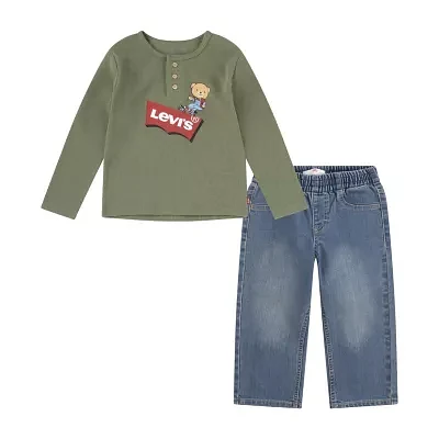 Levi's Little Boys 2-pc. Pant Set