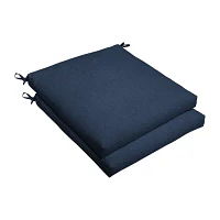 Mozaic Company Sunbrella Spectrum Indigo Seat Cushion Bristol (Set of 2)