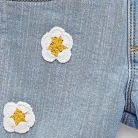 Okie Dokie Toddler & Little Girls Stretch Fabric Denim Short