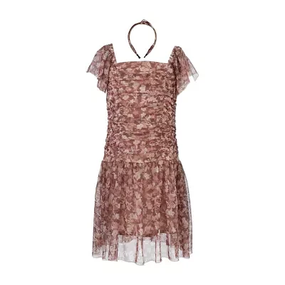 Speechless Big Girls Short Sleeve A-Line Dress