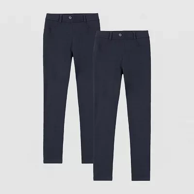 IZOD Little & Big Girls Knit Full Length Leggings