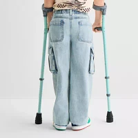 Thereabouts Little & Big Boys Adaptive Cargo Loose Fit Jean