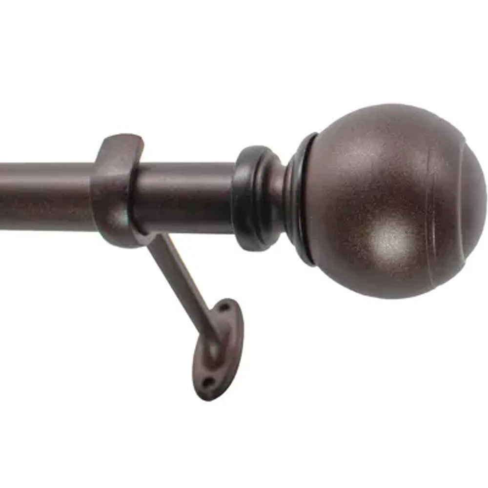 Decopolitan Ball Adjustable Curtain Rod