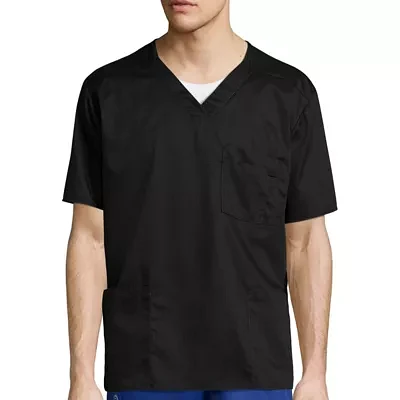 Wink® Wonderwork Mens Big and Tall V Neck Tag Free Short Sleeve Scrub Top