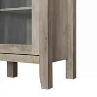 Farmhouse Highboy Glass Door Tv Console