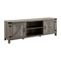 Modern Farmhouse Barndoor 70" TV Stand