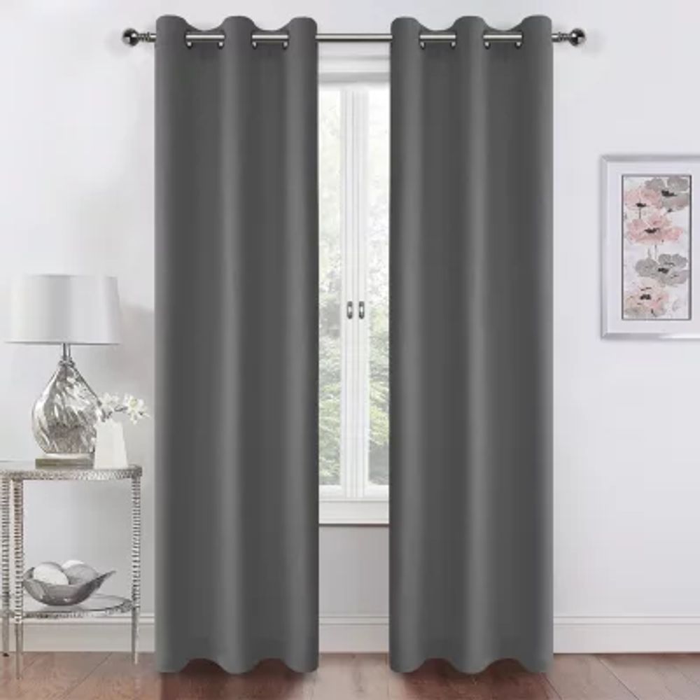 Regal Home Sutter Energy Saving Blackout Grommet Top Set of 2 Curtain Panel