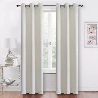 Regal Home Chicago Energy Saving Blackout Grommet Top Set of 2 Curtain Panel