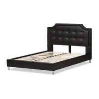 Carlotta Faux Leather Upholstered Bed