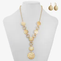 Liz Claiborne Y Necklace And Drop Earring 2-pc. Jewelry Set