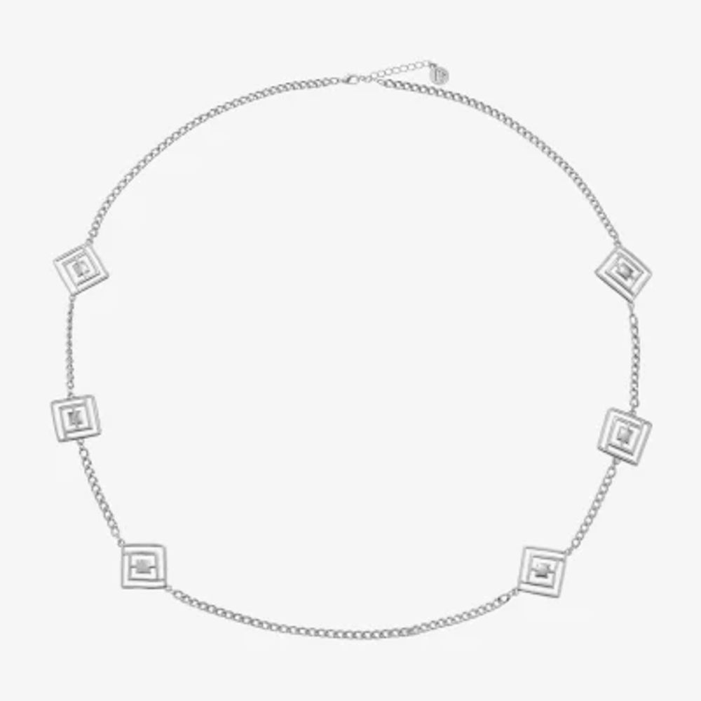 Liz Claiborne Inch Cable Square Strand Necklace