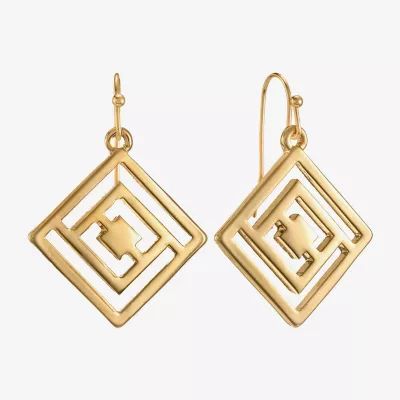 Liz Claiborne Square Drop Earrings