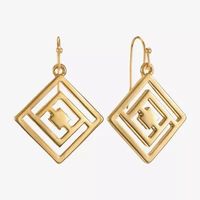 Liz Claiborne Square Drop Earrings