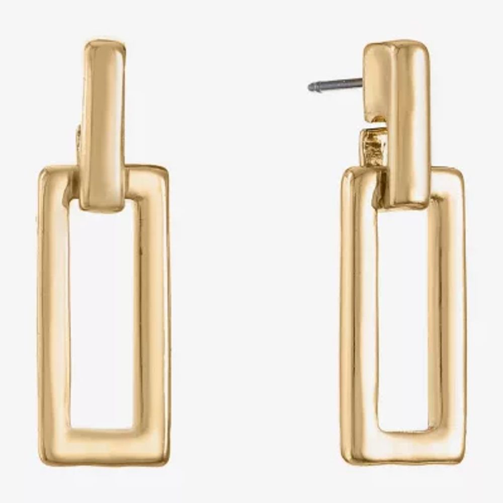 Liz Claiborne Square Drop Earrings