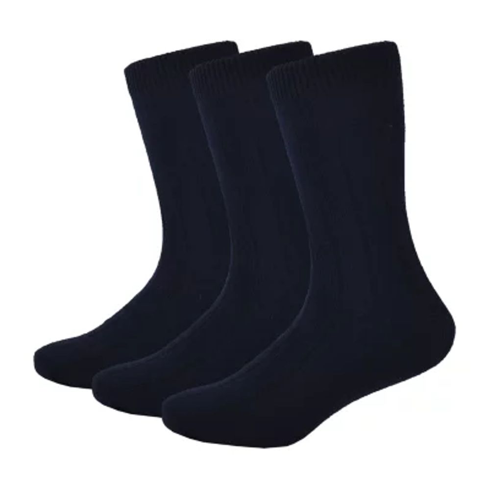 Details Little & Big Boys 3 Pair Trouser Socks