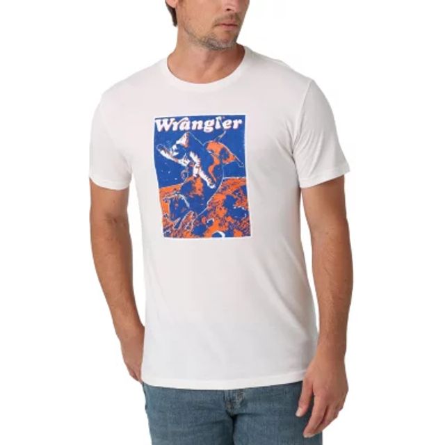 Wrangler Yellowstone Mens Crew Neck Short Sleeve Regular Fit Graphic  T-Shirt | Dulles Town Center