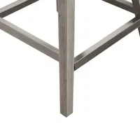 Madison Park Janet Counter Height Upholstered Swivel Bar Stool