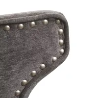 Madison Park Janet Counter Height Upholstered Swivel Bar Stool
