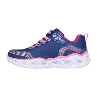 Skechers Girls Heart Lights Retro Hearts Sneakers