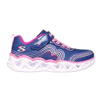 Skechers Heart Lights Retro Hearts Little Girls Sneakers