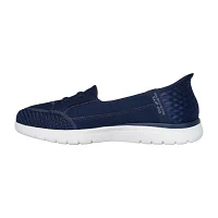 Skechers Hands Free Slip-Ins Womens On-The-Go Flex Top Notch Slip-On Shoe