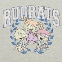 Juniors Womens Crew Neck Short Sleeve Rugrats Graphic T-Shirt