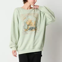 Juniors Yellowstone Womens Crew Neck Long Sleeve Sweatshirt