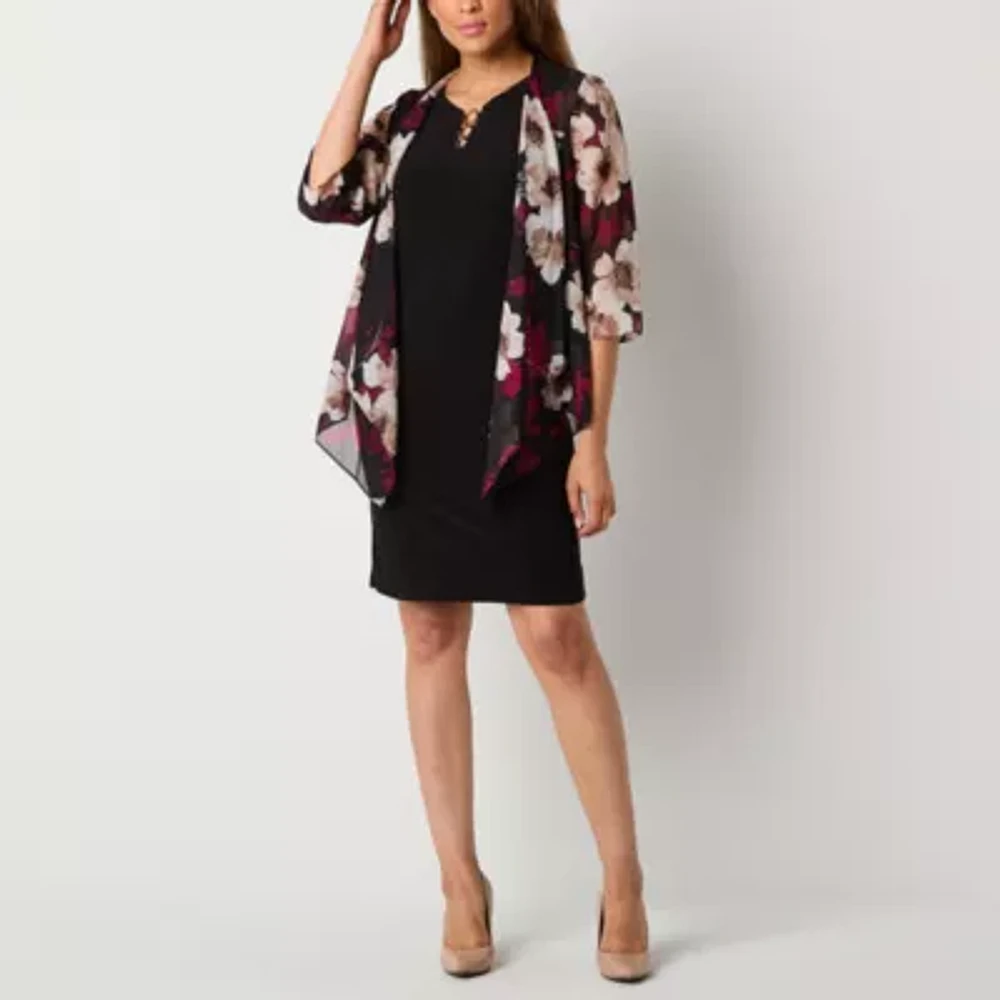 R & K Originals Faux-Jacket Dress