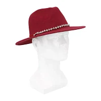 JS Jessica Simpson Rhinestone Band Felt Womens Panama Hat