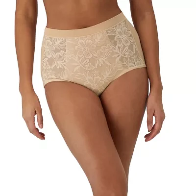 Bali Breathe Cotton Modal Lace High Rise Brief DFCLBF