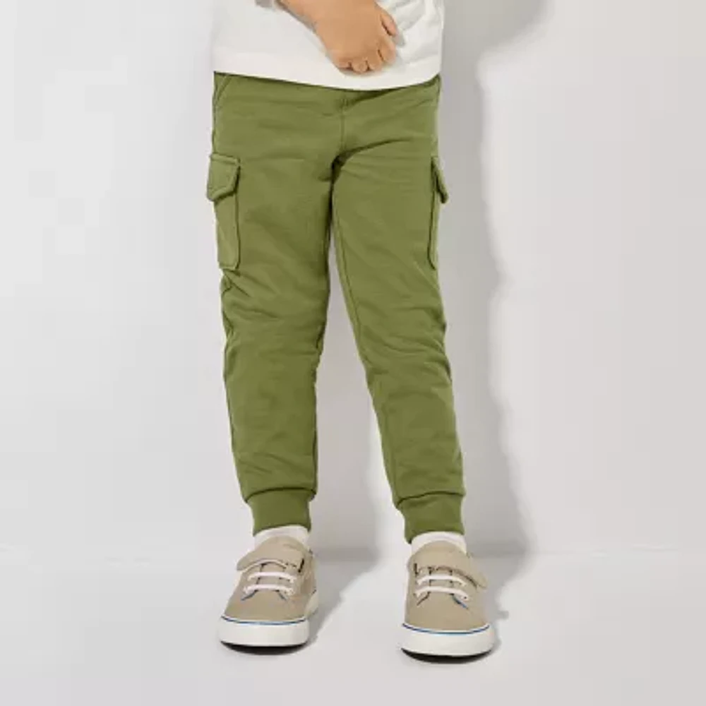 Okie Dokie Toddler Boys Cuffed Cargo Pant