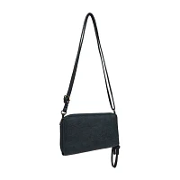 Bueno of California Wallet On Strap Stud Crossbody Bag