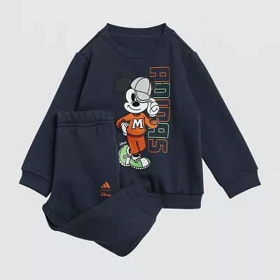 adidas Fleece Boys 2-pc. Mickey Mouse Pant Set