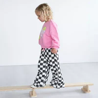 Grayson Little Toddler Girls Loose Fit Drawstring Pant