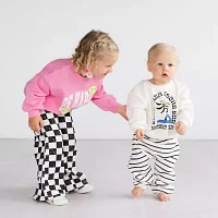 Grayson Little Toddler Girls Loose Fit Drawstring Pant