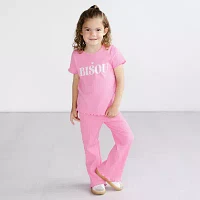 Grayson Little Toddler Girls Curvy Fit Drawstring Pant