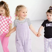 Grayson Little Toddler Girls Curvy Fit Drawstring Pant