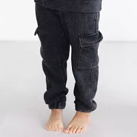 Grayson Little Toddler Boys Drawstring Waist Slim Fleece Jogger Pant