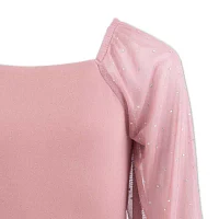 Speechless Big Girls Long Sleeve Skater Dress