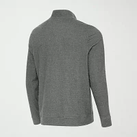 Antigua Mens Long Sleeve Quarter-Zip Pullover