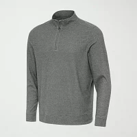 Antigua Mens Long Sleeve Quarter-Zip Pullover