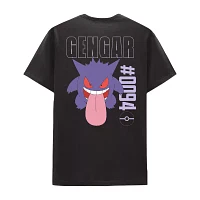 Mens Short Sleeve Regular Fit Anime Pokeman Graphic T-Shirt
